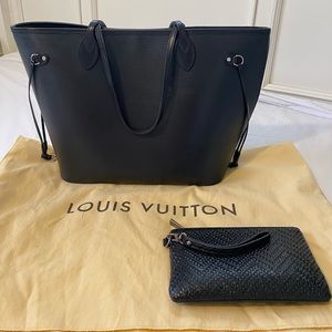Sold❌Louis Vuitton Neverful MM Epi Leather black tote